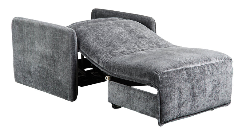 Dawn 42\" Chenille Fabric Sleeper Chair - Grey