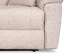 Made in Canada Dawson 64" Fabric Power Reclining Loveseat with USB Port and Accent Pillows - Beige | Causeuse à inclinaison électrique Dawson de 64 po fabriquée au Canada en tissu avec port USB et coussins décoratifs - beige