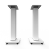 Kanto SX26 26" Fillable Speaker Stands with Isolation Feet and Fillable Channel - Pair, White | Pieds d'enceintes Kanto SX26 26" remplissables avec pieds isolants et canal de remplissage - paire, blanc