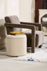 Demi 30" Linen-Look Accent Chair - Brown | Fauteuil d’appoint Demi de 30 po d’apparence lin - brun
