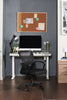 Metro 47.24” Height-Adjustable Office Desk with Storage and USB Ports - White | Bureau Metro de 47,24 po à hauteur réglable avec rangement et ports USB - blanc