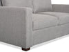 Drift 66.5" Linen-Look Fabric Sleeper Sofa with Track Arms - Grey | Sofa-lit Drift de 66,5 po en tissu d’apparence lin avec accoudoirs rectilignes - gris