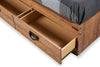 Driftwood Mates Bed with Bookcase Headboard Set for Kids, Brown - Twin Size | Ensemble lit matelot et tête de lit bibliothèque Driftwood pour enfants, brun - format lit simple