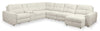 Scott Living Elevate Modular 7-Piece Right-Facing Chenille Fabric Power Sliding Sectional with Storage - Beige | Sofa sectionnel modulaire à coulissement électrique de droite Elevate de Scott Living 7 pièces en tissu de chenille avec rangement - beige
