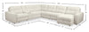 Scott Living Elevate Modular 7-Piece Right-Facing Chenille Fabric Power Sliding Sectional with Storage - Beige | Sofa sectionnel modulaire à coulissement électrique de droite Elevate de Scott Living 7 pièces en tissu de chenille avec rangement - beige
