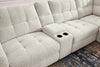 Scott Living Elevate Modular 7-Piece Right-Facing Chenille Fabric Power Sliding Sectional with Storage - Beige | Sofa sectionnel modulaire à coulissement électrique de droite Elevate de Scott Living 7 pièces en tissu de chenille avec rangement - beige