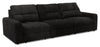 Scott Living Elevate Modular 115" Chenille Fabric Power Reclining Sofa - Ebony | Sofa modulaire à inclinaison électrique Elevate de Scott Living de 115 po en tissu de chenille - Ebony