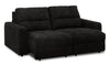 Scott Living Elevate Modular 82" Chenille Fabric Loveseat with Power Sliding - Ebony | Causeuse modulaire Elevate de Scott Living de 82 po en tissu en chenille avec coulissement électrique - ebony