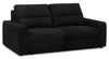 Scott Living Elevate Modular 82" Chenille Fabric Loveseat with Power Sliding - Ebony | Causeuse modulaire Elevate de Scott Living de 82 po en tissu en chenille avec coulissement électrique - ebony