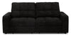 Scott Living Elevate Modular 82" Chenille Fabric Loveseat with Power Sliding - Ebony | Causeuse modulaire Elevate de Scott Living de 82 po en tissu en chenille avec coulissement électrique - ebony