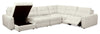 Scott Living Elevate Modular 6-Piece Left-Facing Chenille Fabric Power Reclining and Sliding Sectional - Beige | Sofa sectionnel modulaire à coulissement et inclinaison électriques de gauche Elevate de Scott Living 6 pièces en tissu de chenille - beige