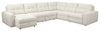 Scott Living Elevate Modular 6-Piece Left-Facing Chenille Fabric Power Reclining and Sliding Sectional - Beige | Sofa sectionnel modulaire à coulissement et inclinaison électriques de gauche Elevate de Scott Living 6 pièces en tissu de chenille - beige