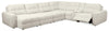 Scott Living Elevate Modular 7-Piece Left-Facing Chenille Fabric Power Reclining and Sliding Sectional - Beige | Sofa sectionnel modulaire à coulissement et inclinaison électriques de gauche Elevate de Scott Living 7 pièces en tissu de chenille - beige