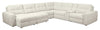Scott Living Elevate Modular 7-Piece Left-Facing Chenille Fabric Power Reclining and Sliding Sectional - Beige | Sofa sectionnel modulaire à coulissement et inclinaison électriques de gauche Elevate de Scott Living 7 pièces en tissu de chenille - beige