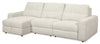 Scott Living Elevate Modular 3-Piece Left-Facing Chenille Fabric Power Reclining and Sliding Sectional - Beige | Sofa sectionnel modulaire à coulissement et inclinaison électriques de gauche Elevate de Scott Living 3 pièces en tissu de chenille - beige