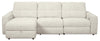 Scott Living Elevate Modular 3-Piece Left-Facing Chenille Fabric Power Reclining and Sliding Sectional - Taupe