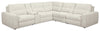Scott Living Elevate Modular 6-Piece L-Shaped Chenille Fabric Power Reclining Sectional with Storage Console - Taupe