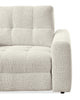 Scott Living Elevate Modular 6-Piece L-Shaped Chenille Fabric Power Reclining Sectional with Storage Console - Beige | Sofa sectionnel modulaire à inclinaison électrique en forme de L Elevate de Scott Living 6 pièces avec console de rangement - beige