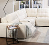 Scott Living Elevate Modular 6-Piece L-Shaped Chenille Fabric Power Reclining Sectional with Storage Console - Beige | Sofa sectionnel modulaire à inclinaison électrique en forme de L Elevate de Scott Living 6 pièces avec console de rangement - beige