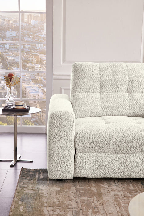 Scott Living Elevate Modular 6-Piece Right-Facing Chenille Fabric Power Reclining and Sliding Sectional - Taupe