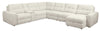 Scott Living Elevate Modular 7-Piece Right-Facing Chenille Fabric Power Reclining and Sliding Sectional - Taupe