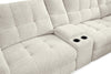 Scott Living Elevate Modular 7-Piece Right-Facing Chenille Fabric Power Reclining and Sliding Sectional - Beige | Sofa sectionnel modulaire à coulissement et inclinaison électriques de droite Elevate de Scott Living 7 pièces en tissu de chenille - beige