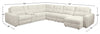 Scott Living Elevate Modular 7-Piece Right-Facing Chenille Fabric Power Reclining and Sliding Sectional - Beige | Sofa sectionnel modulaire à coulissement et inclinaison électriques de droite Elevate de Scott Living 7 pièces en tissu de chenille - beige