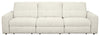 Scott Living Elevate Modular 115\" Chenille Fabric Sofa with Power Sliding - Taupe