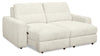 Scott Living Elevate Modular 82" Chenille Fabric Loveseat with Power Sliding - Beige | Causeuse modulaire Elevate de Scott Living de 82 po en tissu en chenille avec coulissement électrique - beige