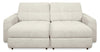 Scott Living Elevate Modular 82" Chenille Fabric Loveseat with Power Sliding - Beige | Causeuse modulaire Elevate de Scott Living de 82 po en tissu en chenille avec coulissement électrique - beige
