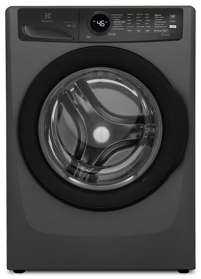 Electrolux 5.2 Cu. Ft. Front Load Perfect Steam™ Washer with LuxCare® Wash – Titanium – Stackable - ELFW7437AT | Laveuse Perfect SteamMC d’Electrolux à chargement frontal de 5,2 pi3 avec lavage LuxCareMD - titane - superposable - ELFW7437AT