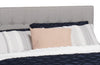 Ellis Upholstered Headboard in Grey Fabric, Button Tufted - Queen Size | Tête de lit rembourrée Ellis en tissu gris avec capitonnage à boutons - format grand lit