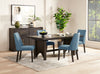 Emery Dining Chair with Polyester Fabric - Blue | Chaise de salle à manger Emery en tissu de polyester - bleue
