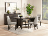 Emery Dining Chair with Polyester Fabric - Charcoal | Chaise de salle à manger Emery en tissu de polyester - anthracite