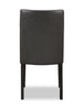 Emery Dining Chair with Vegan-Leather Fabric - Brown | Chaise de salle à manger Emery en tissu de cuir végétalien - brune