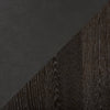 Emery Dining Chair with Vegan-Leather Fabric - Brown | Chaise de salle à manger Emery en tissu de cuir végétalien - brune