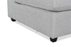 Scott Living Evolve Modular 6-Piece Linen-Look Fabric Sectional with Feather Down Cushions - Grey | Sofa sectionnel modulaire Evolve de Scott Living 6 pièces en tissu d’apparence lin avec coussins en duvet et plumes - gris