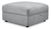 Scott Living Evolve Modular 6-Piece Linen-Look Fabric Sectional with Feather Down Cushions - Grey | Sofa sectionnel modulaire Evolve de Scott Living 6 pièces en tissu d’apparence lin avec coussins en duvet et plumes - gris