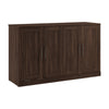 Bestar Pur 75 W Queen Cabinet Bed with Mattress - Black Walnut|Armoire-grand lit Pur de Bestar de 75 po (L) avec matelas – noyer noir