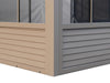 Gazebo Penguin Florence - Wall Mounted Solarium 8x12 Metal Roof|Gazebo Penguin Florence - Solarium mural 8x12 Toit d'acier