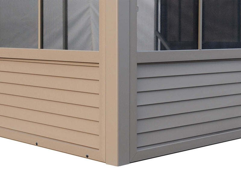 Gazebo Penguin Florence - Wall Mounted Solarium 8x16 Metal Roof
