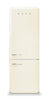Smeg 18 Cu. Ft. Retro Bottom-Freezer Refrigerator - FAB38URCR|Réfrigérateur Smeg rétro de 18 pi3 à congélateur inférieur - FAB38URCR