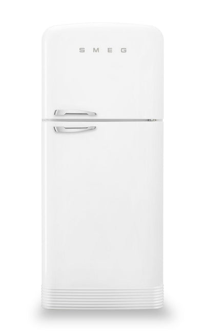 Smeg 19.28 Cu. Ft. Retro Top-Freezer Refrigerator - FAB50URWH3|Réfrigérateur Smeg rétro de 19,28 pi3 à congélateur supérieur - FAB50URWH3