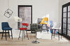 Finn Adjustable Bar Stool - White