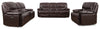 Franco 79" Genuine Leather Zero Gravity Power Reclining Loveseat with Storage Console and USB Ports - Brown | Causeuse à inclinaison électrique Franco de 79 po en cuir véritable avec position zéro gravité, console de rangement et ports USB - brune