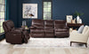 Franco 89" Genuine Leather Zero Gravity Power Reclining Sofa with USB Ports - Brown | Sofa à inclinaison électrique Franco de 89 po en cuir véritable avec position zéro gravité et ports USB - brun