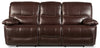 Franco 89" Genuine Leather Zero Gravity Power Reclining Sofa with USB Ports - Brown | Sofa à inclinaison électrique Franco de 89 po en cuir véritable avec position zéro gravité et ports USB - brun