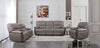 Franco 79" Genuine Leather Zero Gravity Power Reclining Loveseat with Storage Console and USB Ports - Grey | Causeuse à inclinaison électrique Franco de 79 po en cuir véritable avec position zéro gravité, console de rangement et ports USB - grise
