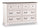 Grace Bedroom 6-Drawer Dresser, 64"W x 40"H - Antique White