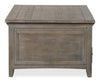 Hanson 50” Traditional Pine Lift Top Coffee Table with Storage and Casters - Dovetail Grey | Table à café traditionnelle Hanson de 50 po en pin avec dessus relevable - gris tourterelle
